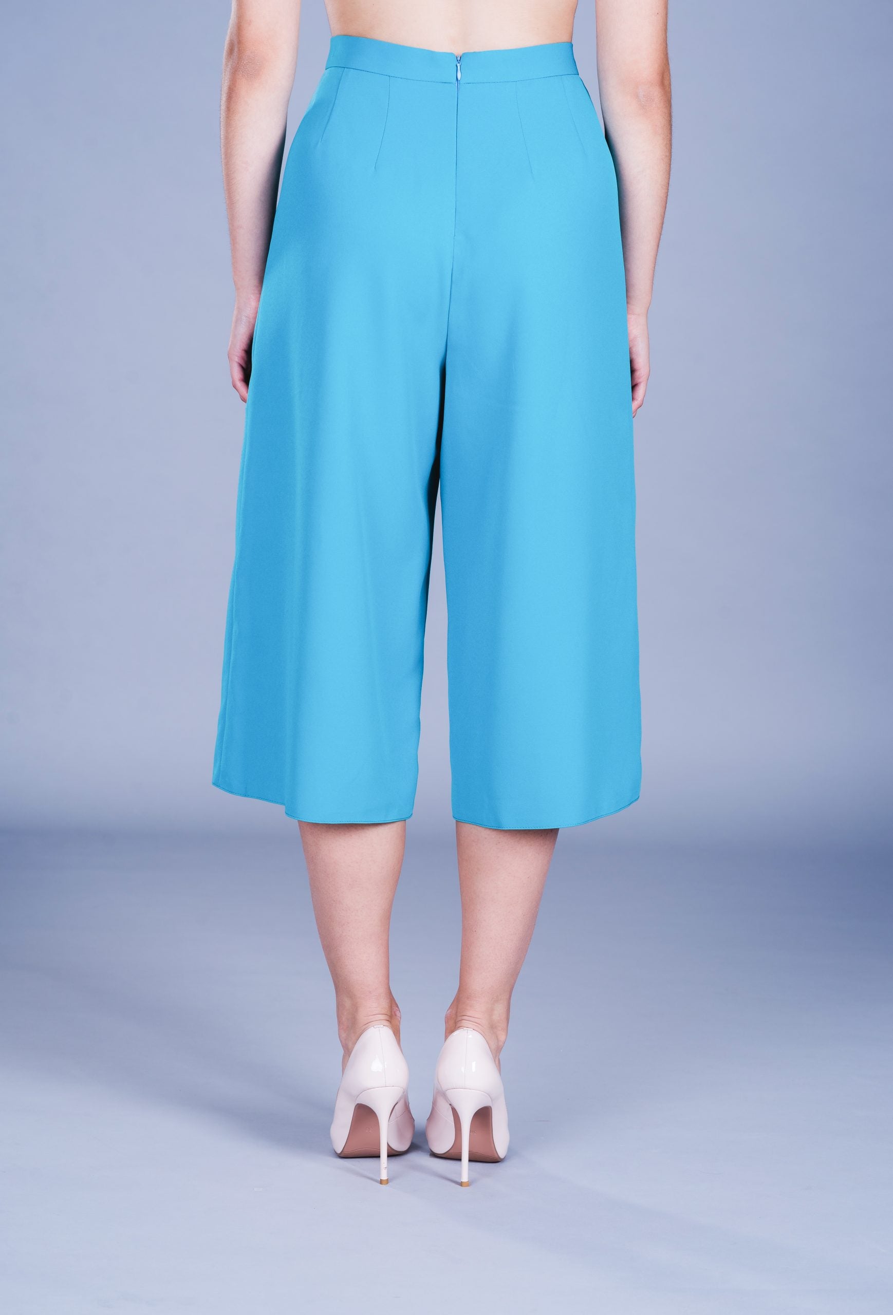 SKIRT-TROUSERS in Turquoise SKIRT-TROUSERS in Turquoise