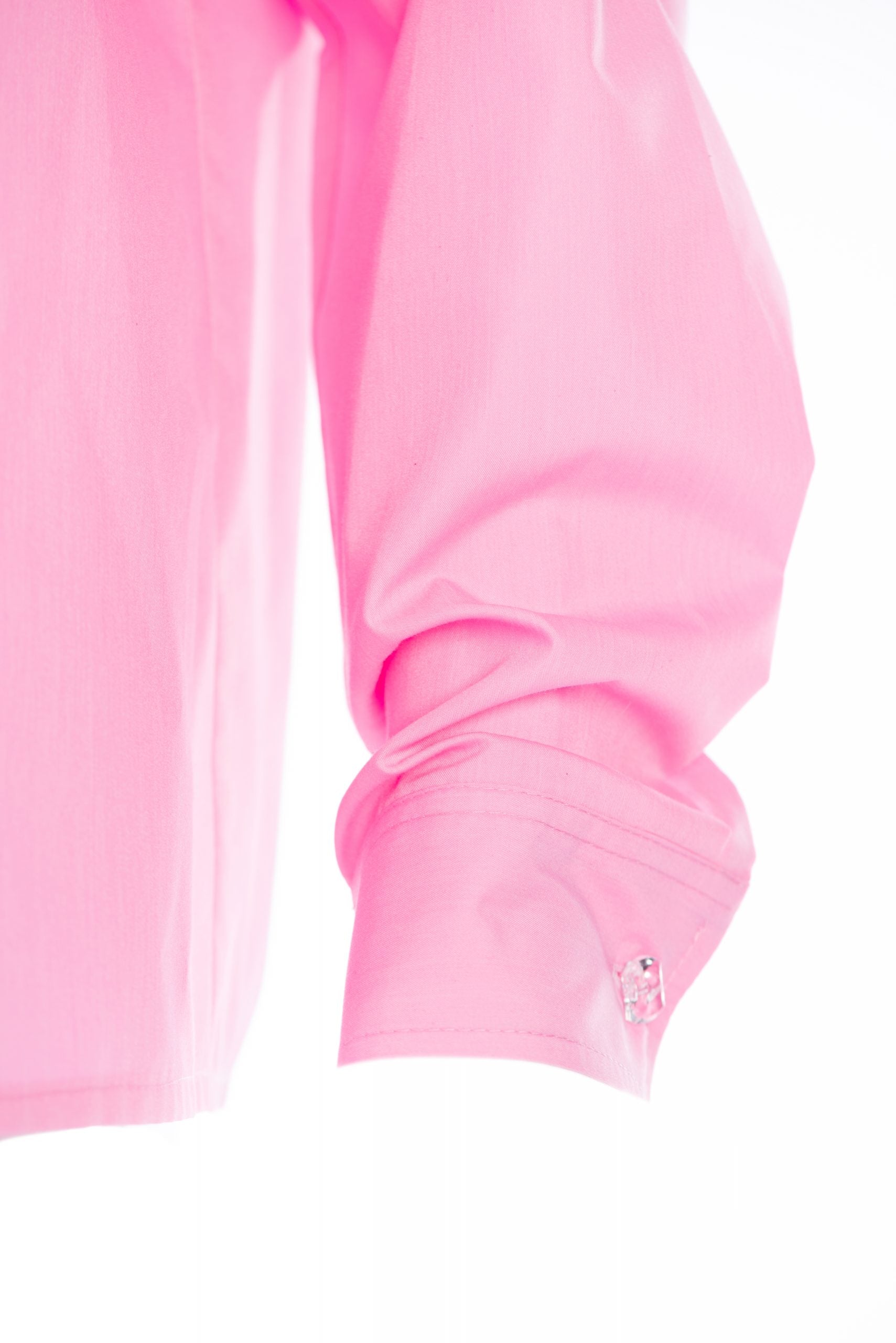 Loose shirt in candy pink poplin Loose shirt in candy pink poplin