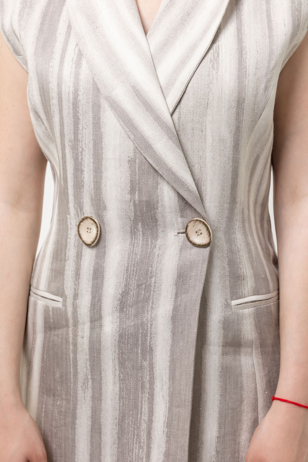 Sleeveless linen blazer Sleeveless linen blazer