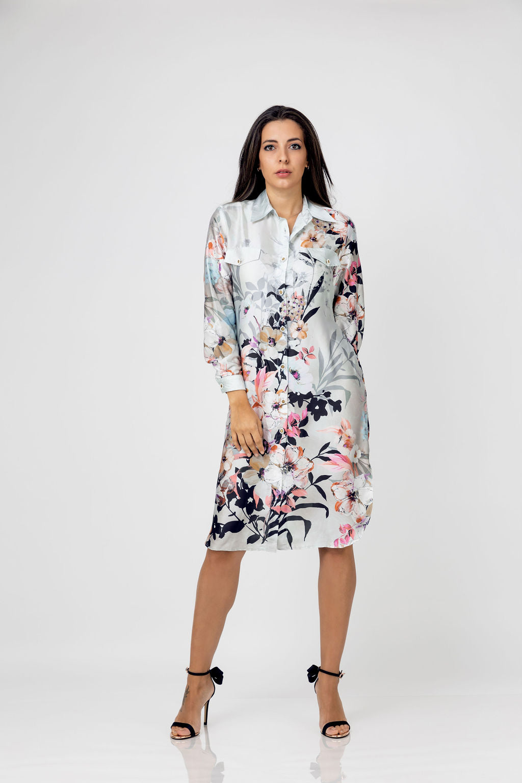 Long shirt SELEXTIN in cherry blossom Long shirt SELEXTIN in cherry blossom