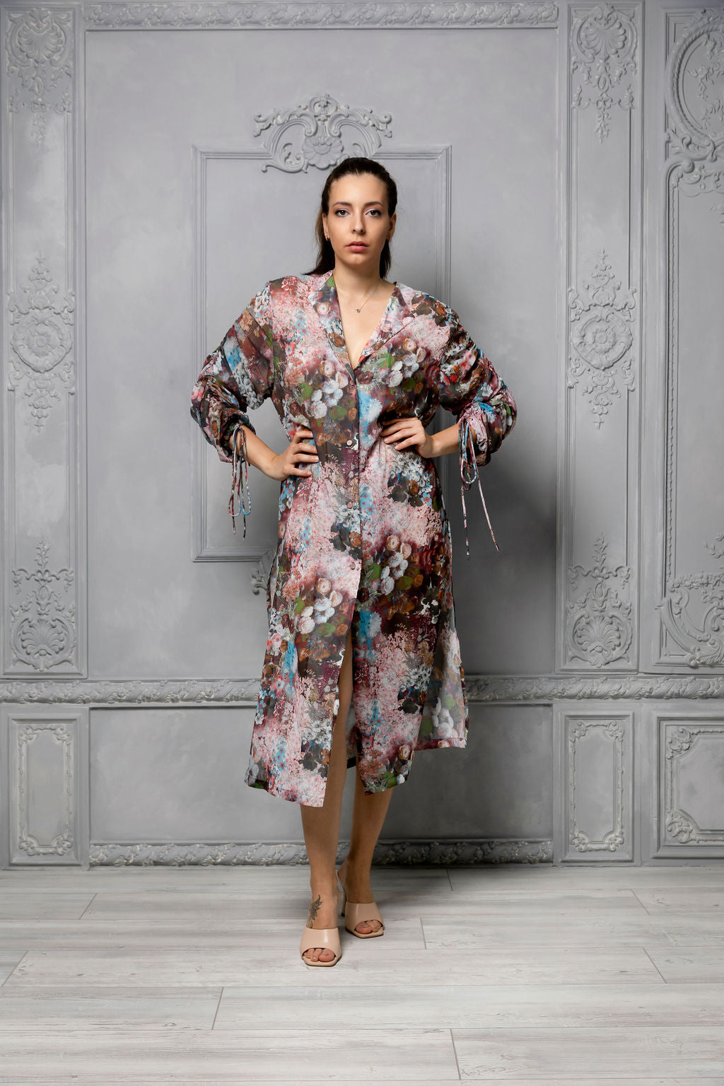 Summer cardigan with extra large sleeves Summer cardigan with extra large sleeves