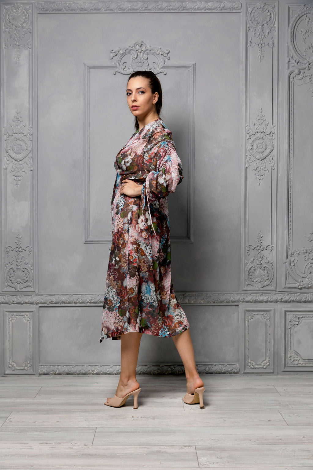 Summer cardigan with extra large sleeves Summer cardigan with extra large sleeves