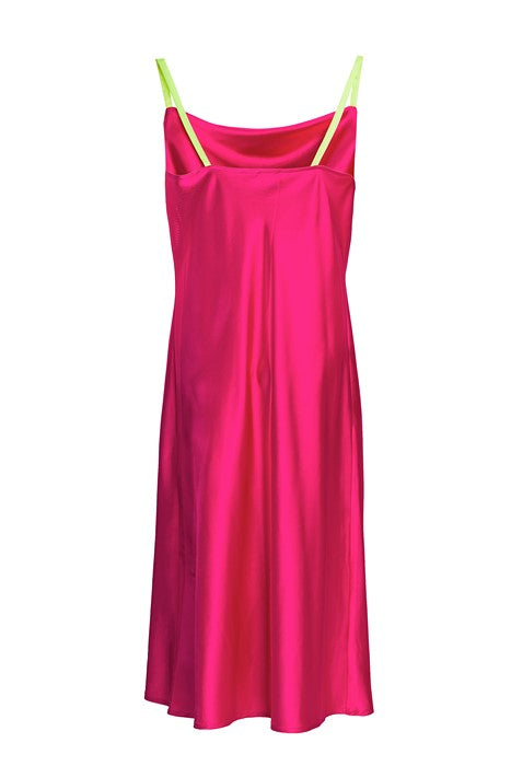 Dress with greek neckline in pink Dress with greek neckline in pink