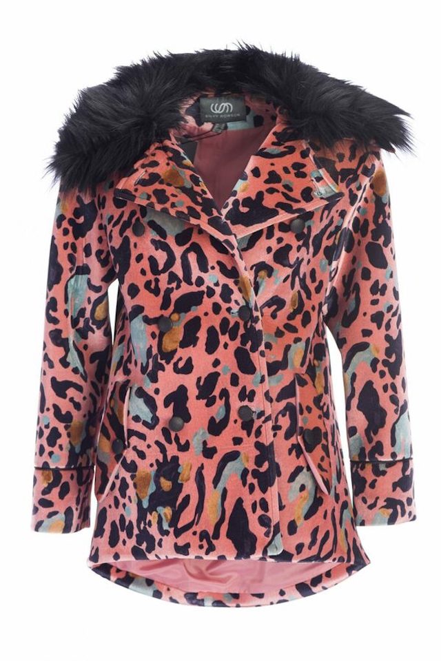 Pink leopard fusion coat Pink leopard fusion coat