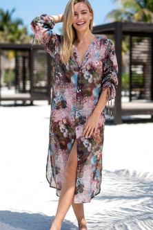 Summer cardigan with extra large sleeves