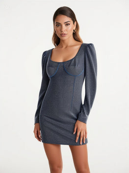 DRESS BLUE SPARKLING