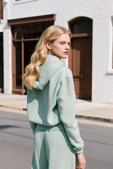Tracksuit trousers in mint
