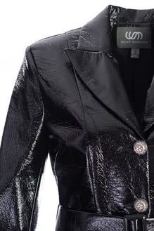 ☆RAIVE☆ FAUX LEATHER BLOUSON JACKET FAUX LEATHER JACKET – Silvy Rowson