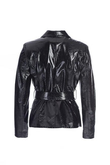 ☆RAIVE☆ FAUX LEATHER BLOUSON JACKET FAUX LEATHER JACKET – Silvy Rowson