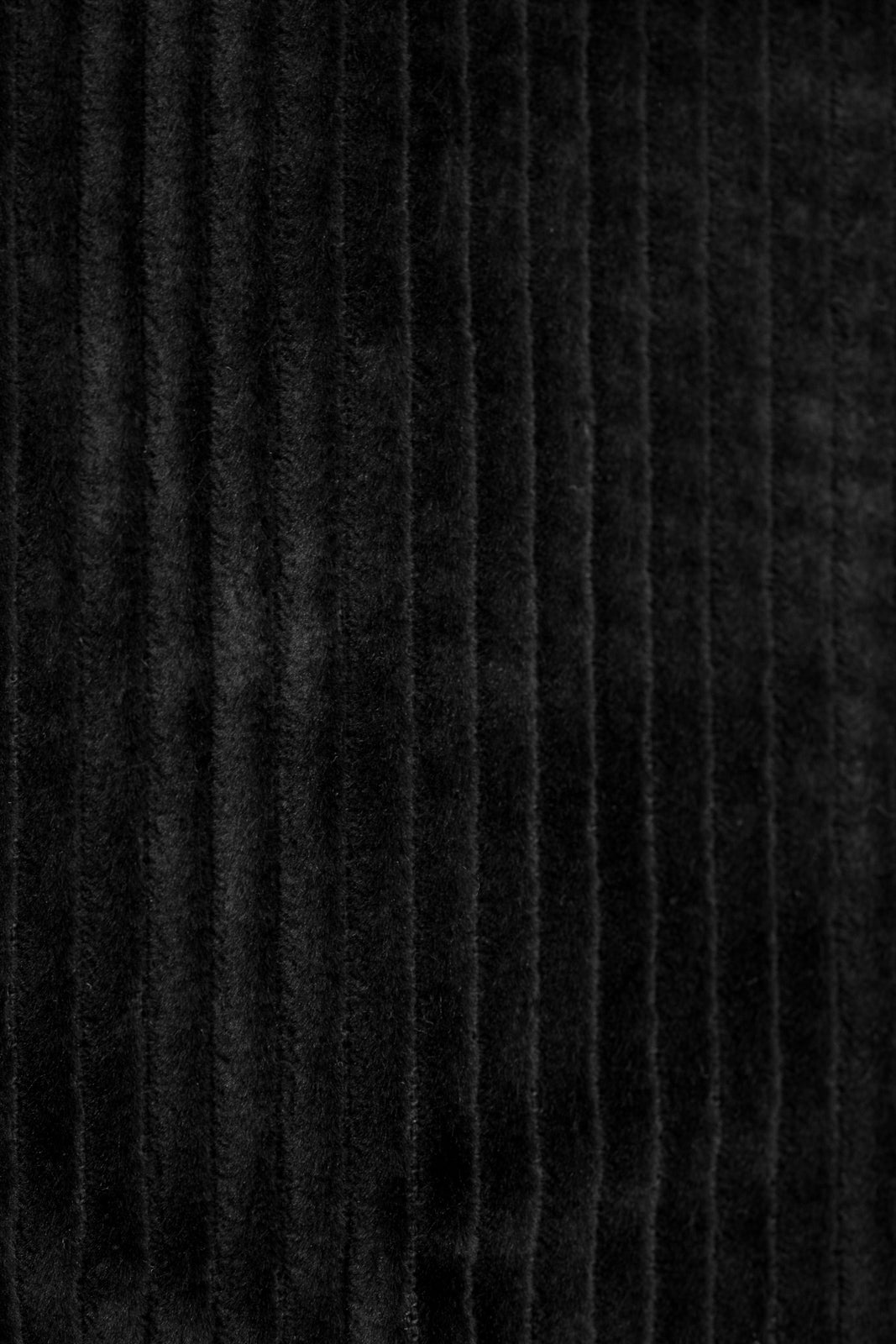 Velvet ribbed jacket in black