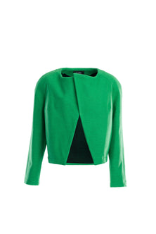 Short green jacket