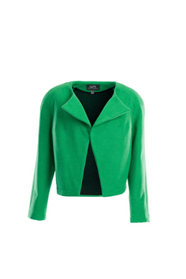 Short green jacket