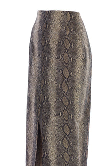 Elegant style python skirt