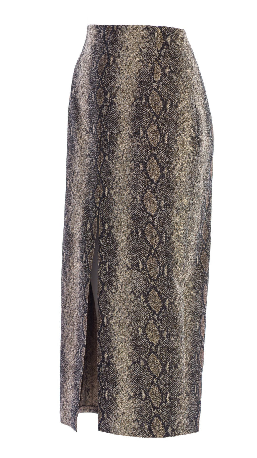 Elegant style python skirt