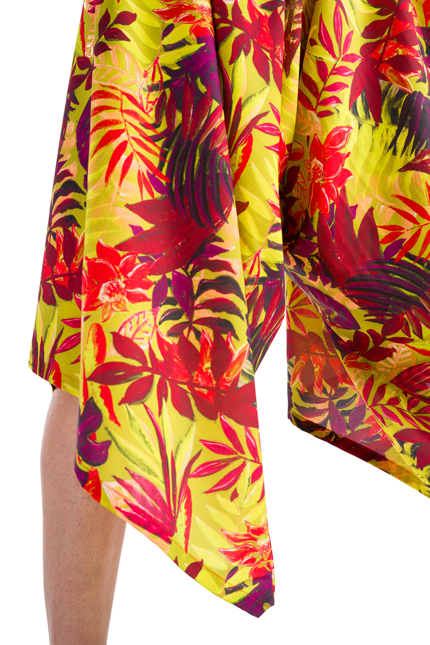 Jumpsuit in tropical print