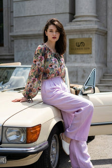 Floral Silk Viscose Blouse