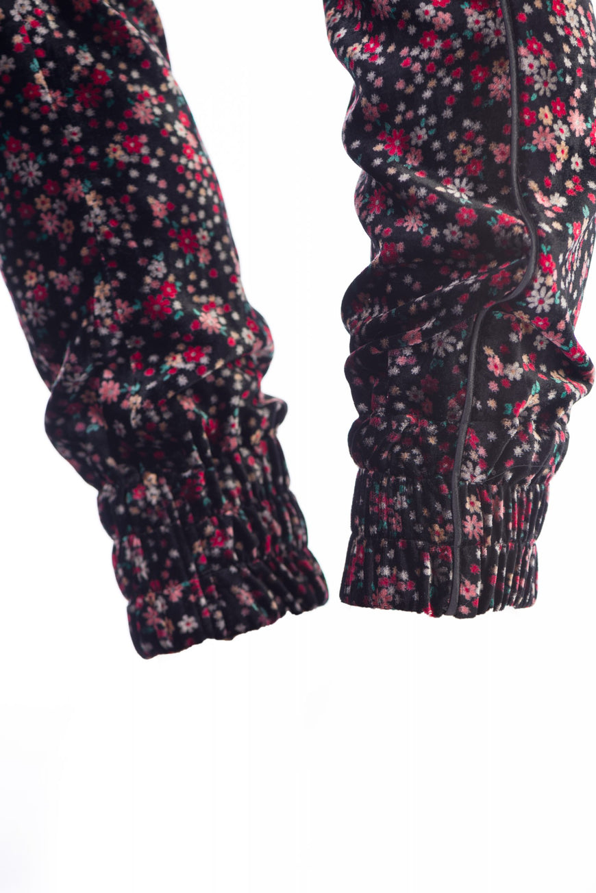 Luxury sports set Floral velvet