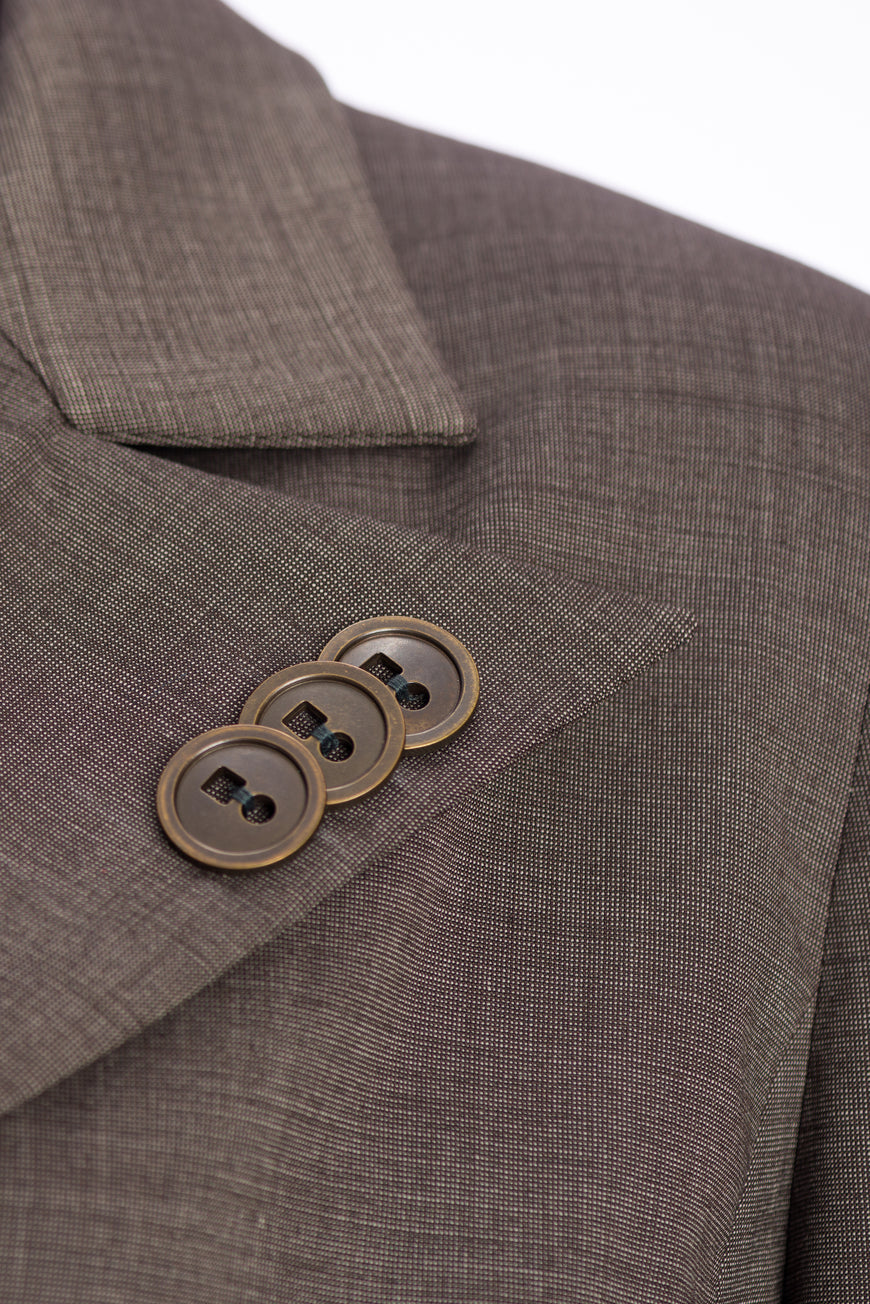 Short-cut Brown Jacket