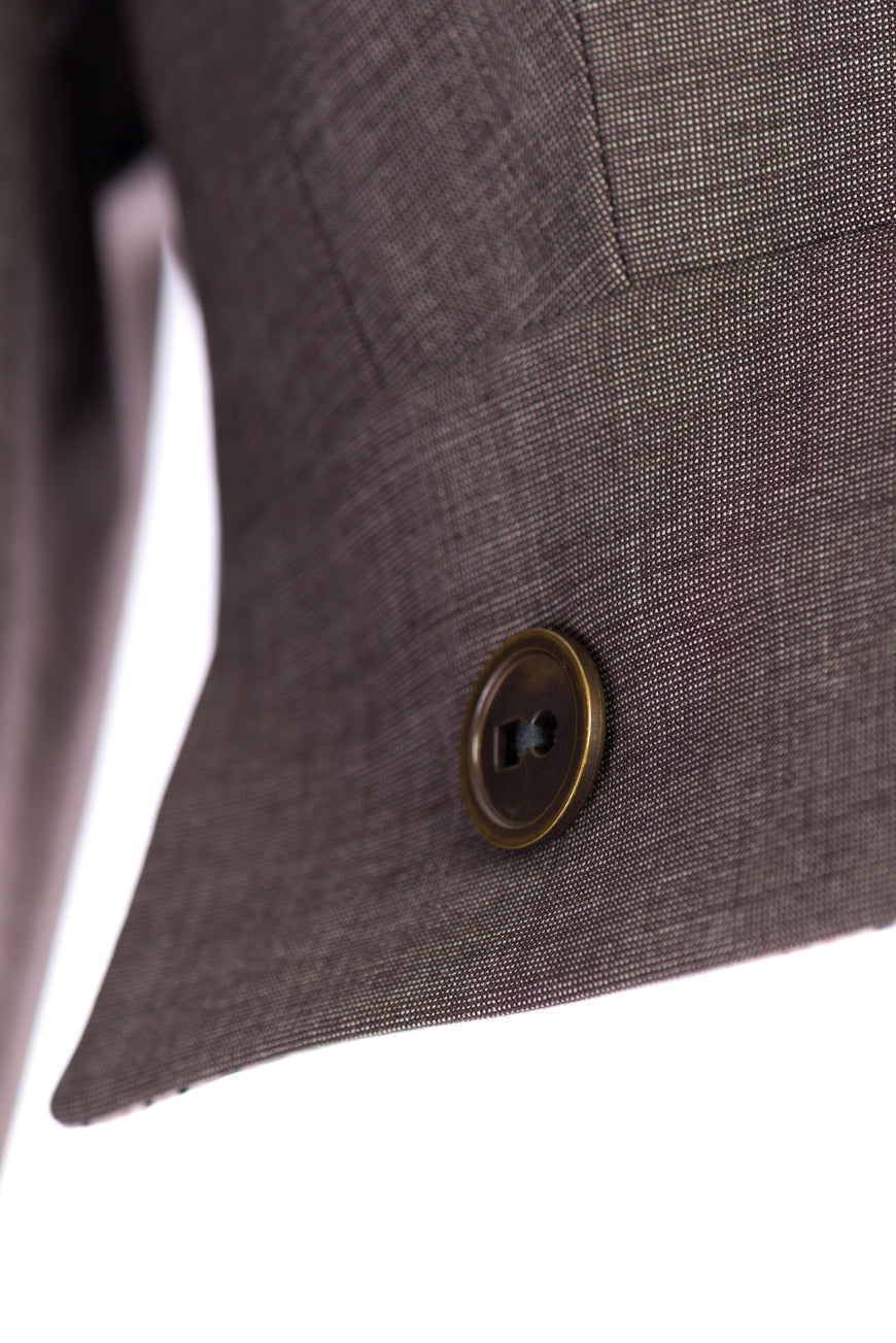 Short-cut Brown Jacket