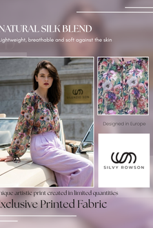 Floral Silk Viscose Blouse