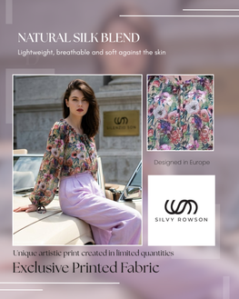 Floral Silk Viscose Blouse